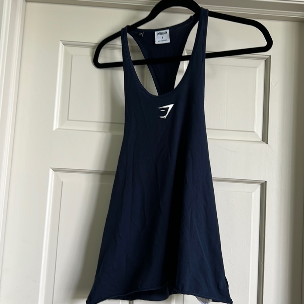 GYMSHARK Blue Tank Size Small